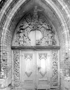 Abb. 1: Nikolaikirche Anklam, Historisches Westportal (Außenseite, vor der Sanierung 1907-1909)