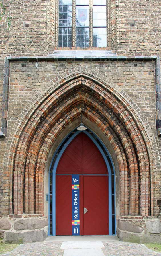 Foto: Historisches Westportal (Außenseite, nach 1909)