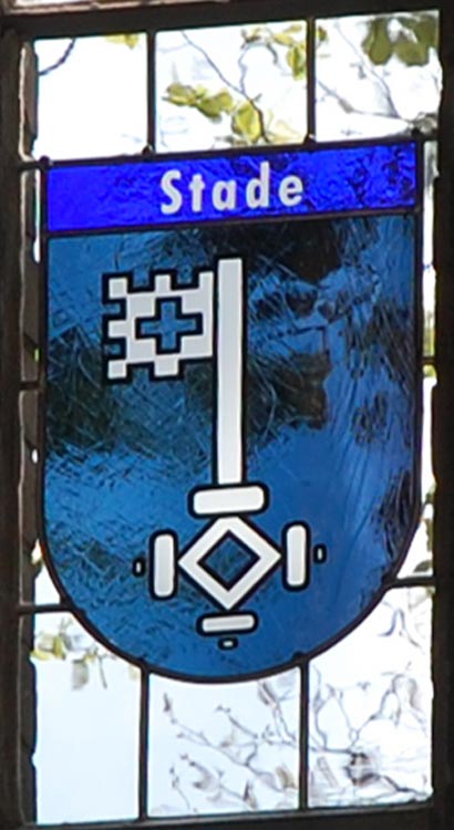 Wappenfenster von Stade, Deutschland